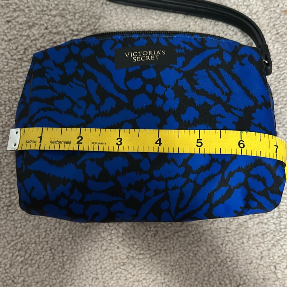 Victoria's Secret Blue and Brown YSL Cosmetic Bag with Snake Print - Picture 6 of 6